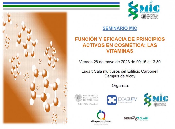 SEMINARIO: FUNCIN Y EFICACIA DE LAS VITAMINAS EN COSMTICA